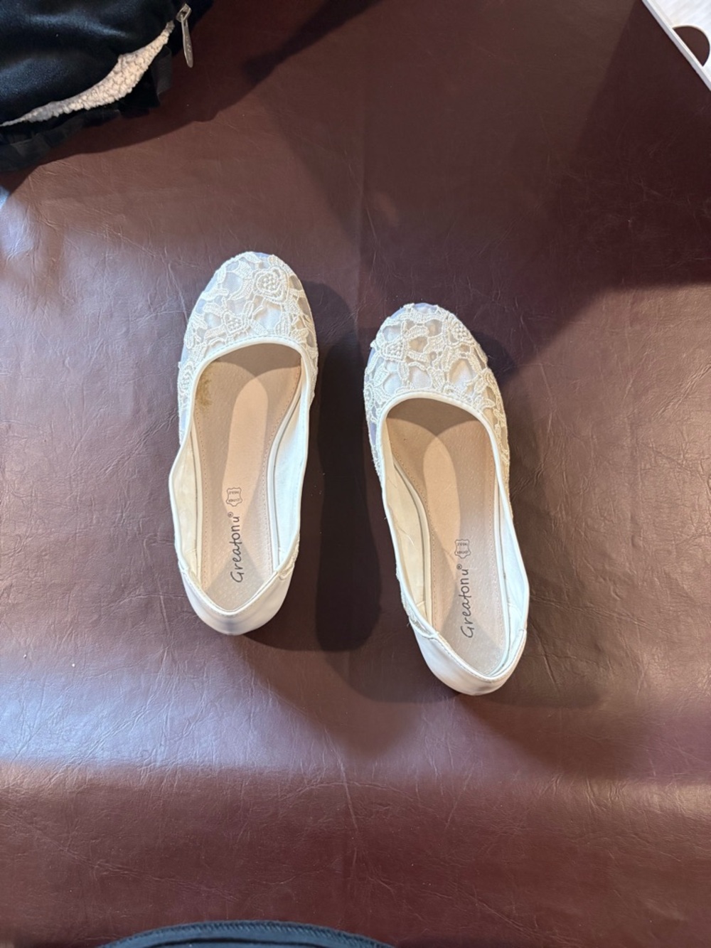 💥Buy 2 Get 1 Free💥 Lace Ballet Flats in Ivory
